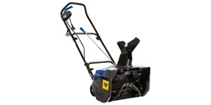 electric snow blower auger width intake height