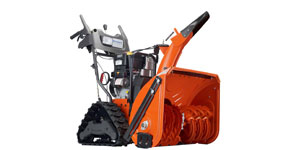 gas two-stage snow blower engine size horsepower