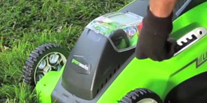 best electric lawn mower solid materials