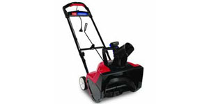 electric snow blower clearance capacity