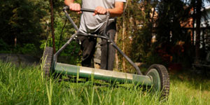 reel mower ease of use