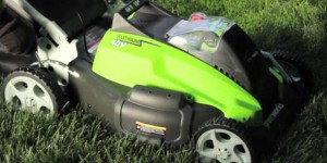 best electric lawn mower lightweight compact