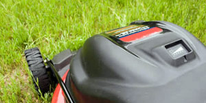 walk-behind mower power source